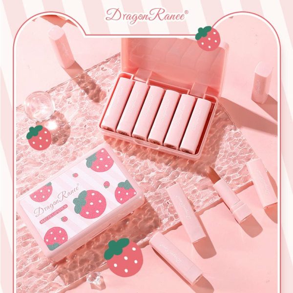 6 Pcs Dragon Ranee Matte Lipstick Set, Pack Of 6