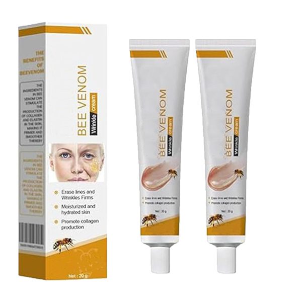 Botox Bee Venom Wrinkle Cream – Anti-aging & Moisturizing Formula | Smooth Fine Lines, Hydrate Skin, Boost Collagen (20g)