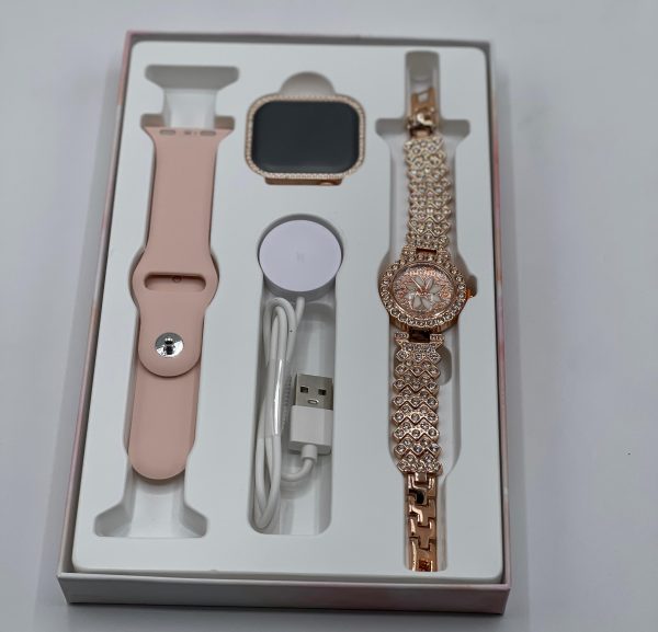 Mi Ni Zw10 Do Elegant Diamond Series Smartwatch – Bluetooth Calling, Health Monitor, 2-in-1 Women’s Smart Watch