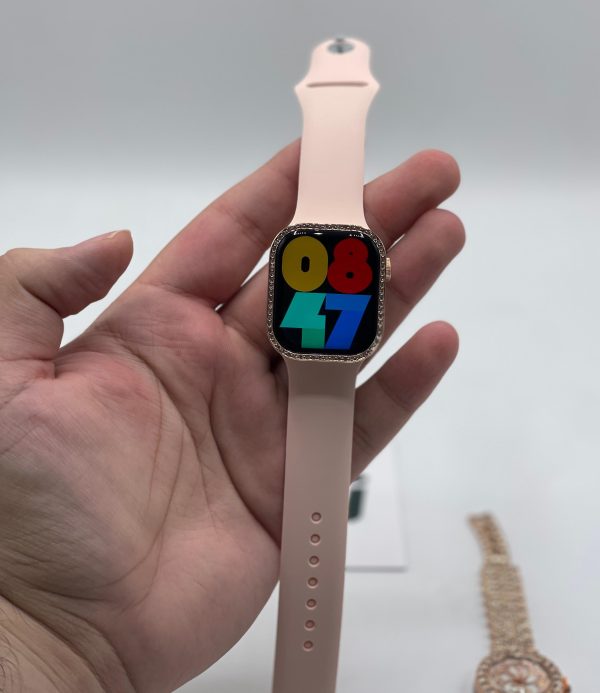 Mi Ni Zw10 Do Elegant Diamond Series Smartwatch – Bluetooth Calling, Health Monitor, 2-in-1 Women’s Smart Watch