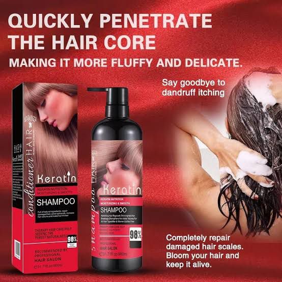 Wellice Hair Salon Keratin Essence And Collagen Shampoo – 800g