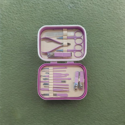 18 Pieces Portable Nail Clippers Beauty Tool Set