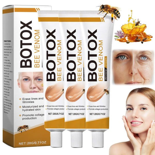 Botox Bee Venom Wrinkle Cream – Anti-aging & Moisturizing Formula | Smooth Fine Lines, Hydrate Skin, Boost Collagen (20g)