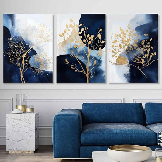 Set Of 3pcs Flower Metal Art Wall Frame For Home And Office Decor  Set Of 3pcs Flower Metal Art Wall Frame For Home And Office Decor